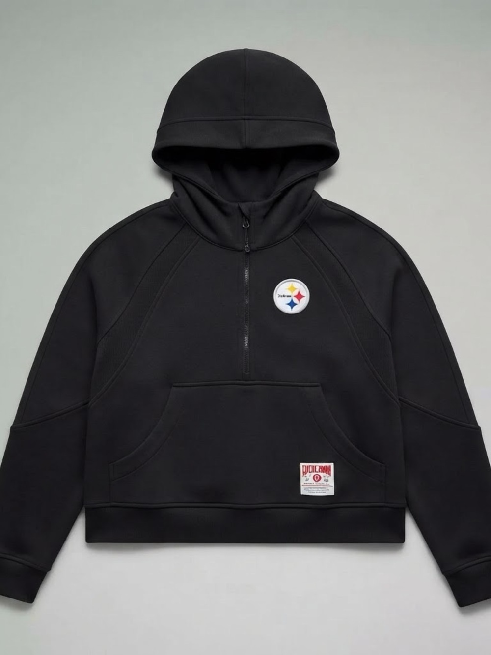 Lululemon Pittsburgh Steelers Scuba Half Zip Hoodie XL/XXL NWT Black